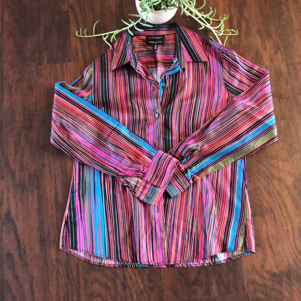 Technicolor Foxcroft Button Down - image 3